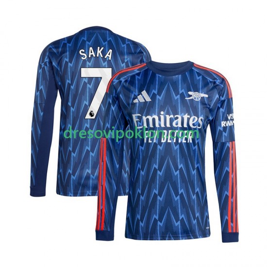 Arsenal Bukayo Saka 7 Dres Gostujući 2025-2026 Dugim Rukavima ,Muški