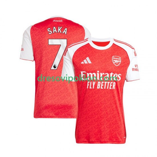 Arsenal Bukayo Saka 7 Dres Domaći 2025-2026 Kratkih Rukava ,Muški