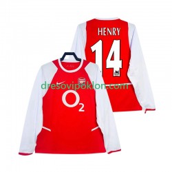 Arsenal Henry 14 2003 Retro Dres Domaći 2002 Dugim Rukavima ,Muški