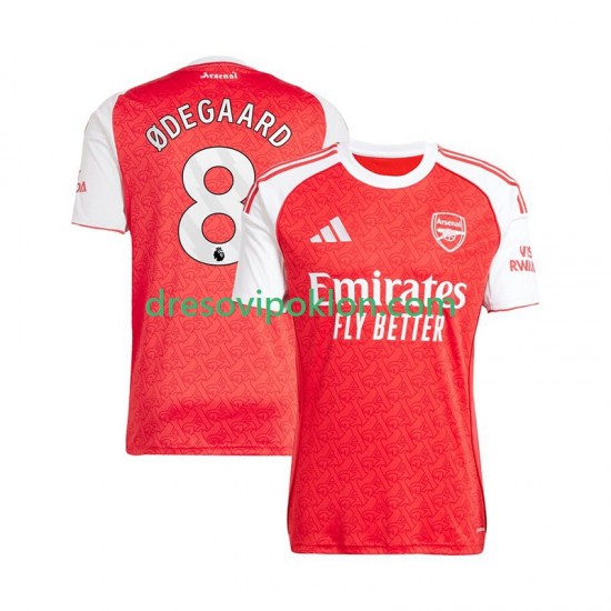 Arsenal Martin Odegaard 8 Dres Domaći 2025-2026 Kratkih Rukava ,Muški