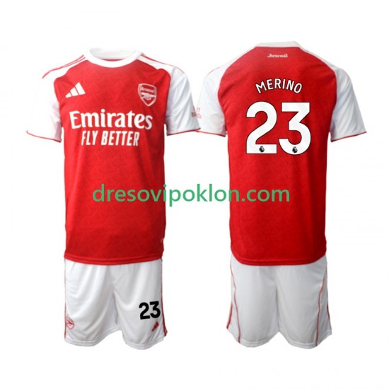 Arsenal Merino 23 Dres Domaći 2025-2026 Kratkih Rukava ,Dječji Komplet