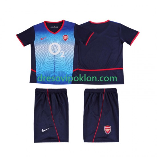 Arsenal Retro Dres Gostujući 2004 2002 Kratkih Rukava ,Dječji Komplet