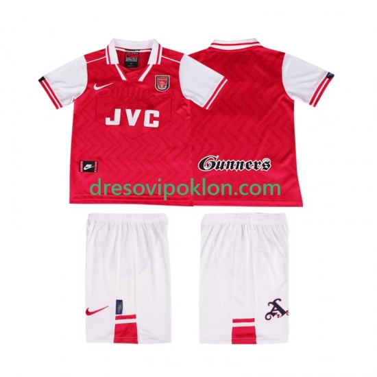 Arsenal 1996 1997 Retro Dres Domaći Kratkih Rukava ,Dječji Komplet