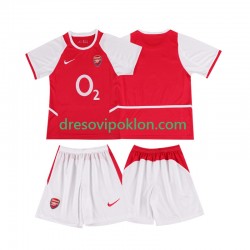 Arsenal 2003 Retro Dres Domaći 2002 Kratkih Rukava ,Dječji Komplet