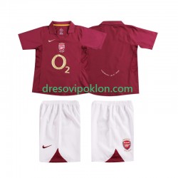 Arsenal 2005 Retro Dres Domaći 2006 Kratkih Rukava ,Dječji Komplet