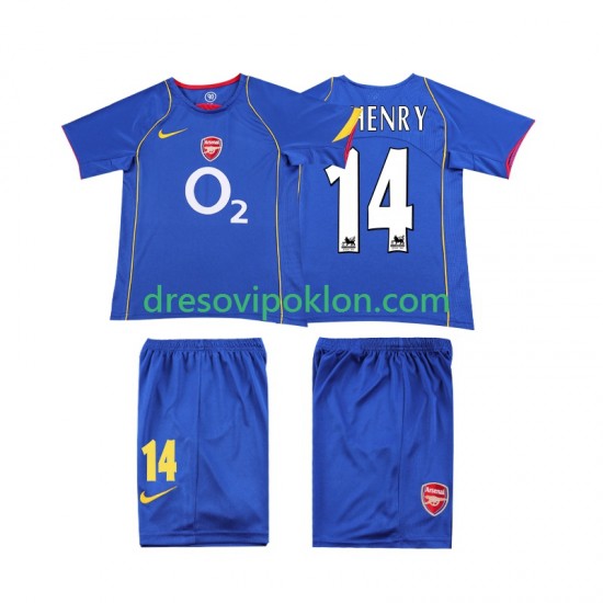 Arsenal Thierry Henry 14 2005 Retro Dres Gostujući 2004 Kratkih Rukava ,Dječji Komplet