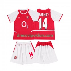 Arsenal Thierry Henry 14 2003 Retro Dres Domaći 2002 Kratkih Rukava ,Dječji Komplet