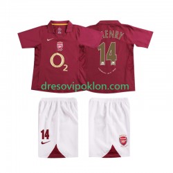 Arsenal Thierry Henry 14 2005 Retro Dres Domaći 2006 Kratkih Rukava ,Dječji Komplet