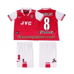 Arsenal WRIGHT 8 1996 1997 Retro Dres Domaći Kratkih Rukava ,Dječji Komplet