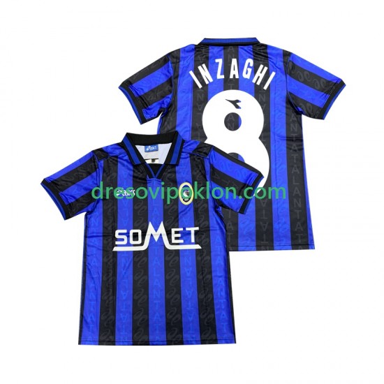 Atalanta INZAGHI 8 1996 1997 Dres Domaći Kratkih Rukava ,Muški