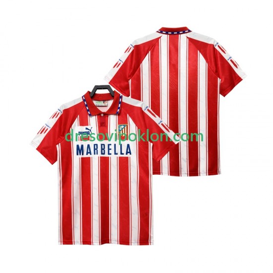 Atlético Madrid 1995 Retro Dres Domaći 1994 Kratkih Rukava ,Muški