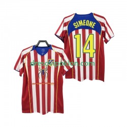 Atlético Madrid SIMEONE 14 2005 Retro Dres Domaći 2004 Kratkih Rukava ,Muški