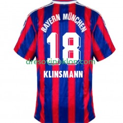 FC Bayern München Klinsmann 18 1995 1997 Retro Dres Domaći Kratkih Rukava ,Muški
