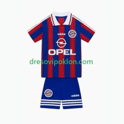 FC Bayern München 1995 1997 Retro Dres Domaći Kratkih Rukava ,Dječji Komplet