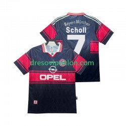 FC Bayern München Scholl 7 1997 Retro Dres Domaći 1999 Kratkih Rukava ,Muški