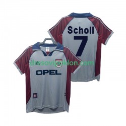FC Bayern München Scholl 7 Retro Dres Treći 1998 1999 Kratkih Rukava ,Muški
