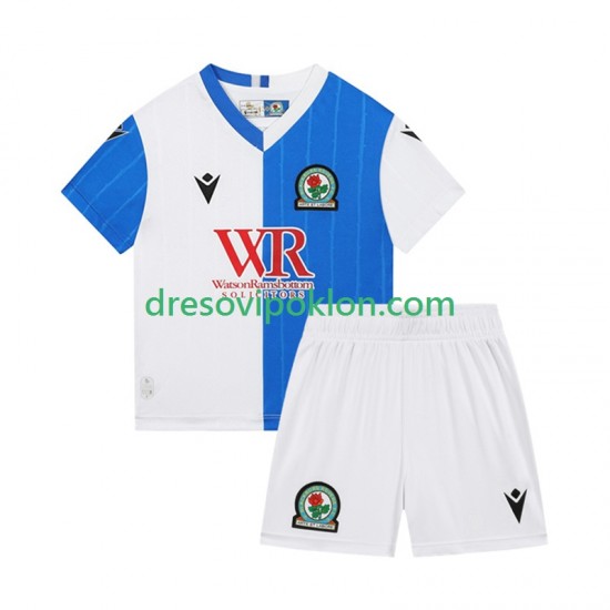 Blackburn Rovers Dres Domaći 2025-2026 Kratkih Rukava ,Dječji Komplet