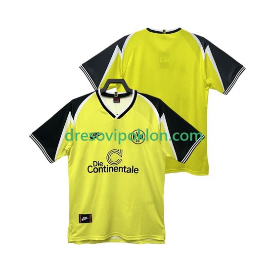 Borussia Dortmund 1995 1996 Retro Dres Domaći Kratkih Rukava ,Muški