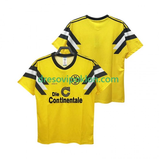 Borussia Dortmund DFB-POKAL 1989 Retro Dres Domaći Kratkih Rukava ,Muški