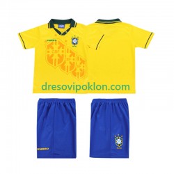 Brazil Retro Dres Domaći 1994 Kratkih Rukava ,Dječji Komplet