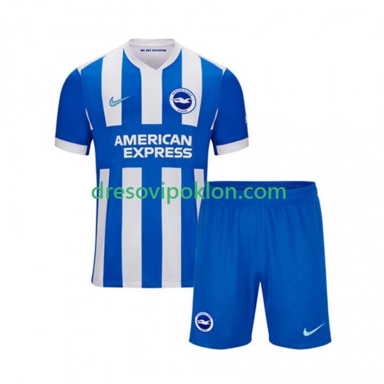 Brighton Hove Albion Dres Domaći 2025-2026 Kratkih Rukava ,Dječji Komplet