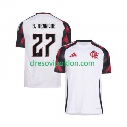 CR Flamengo Bruno Henrique 27 Dres Gostujući 2025-2026 Kratkih Rukava ,Muški