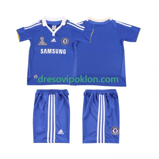 Chelsea 2007 Retro Dres Domaći 2008 Kratkih Rukava ,Dječji Komplet
