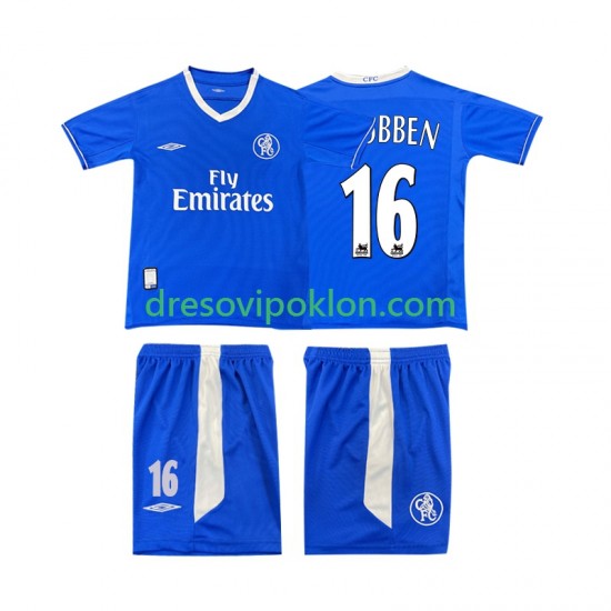 Chelsea Robben 16 2003 2005 Retro Dres Domaći Kratkih Rukava ,Dječji Komplet