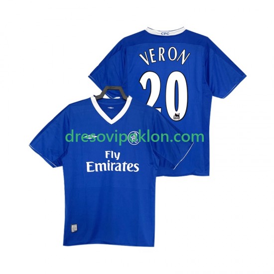 Chelsea VERON 20 2003 2005 Retro Dres Domaći Kratkih Rukava ,Muški