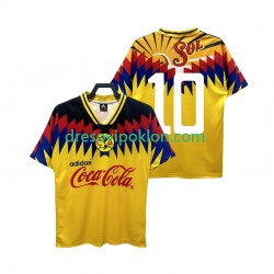 Club América 10 1995 Retro Dres Domaći Kratkih Rukava ,Muški