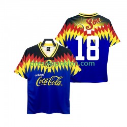 Club América 18 1995 Retro Dres Gostujući Kratkih Rukava ,Muški