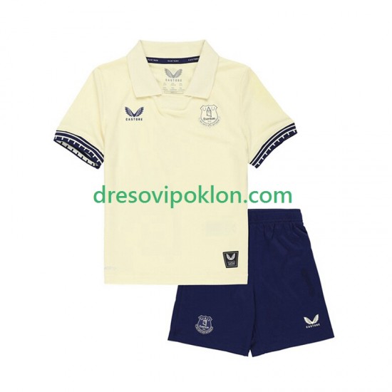 Everton Dres Gostujući 2025-2026 Kratkih Rukava ,Dječji Komplet
