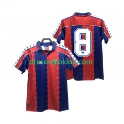 FC Barcelona 8 1992 1995 Retro Dres Domaći Kratkih Rukava ,Muški
