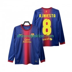 FC Barcelona A INIESTA 8 2012 2013 Retro Dres Domaći Dugim Rukavima ,Muški