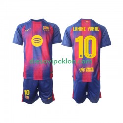 FC Barcelona Lamine Yamal 10 Champions League Dres Domaći 2025-2026 Kratkih Rukava ,Dječji Komplet