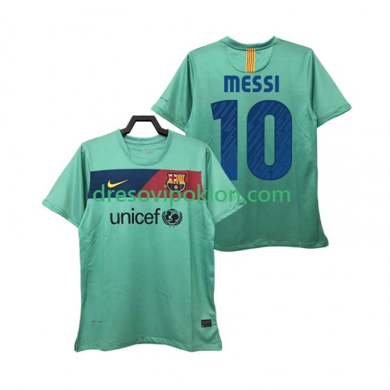 FC Barcelona Lionel Messi 10 Retro Dres Gostujući 2011 2010 Kratkih Rukava ,Muški