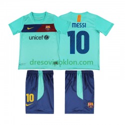 FC Barcelona Lionel Messi 10 Retro Dres Gostujući 2011 2010 Kratkih Rukava ,Dječji Komplet