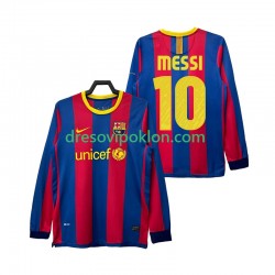 FC Barcelona Lionel Messi 10 Retro Dres Domaći 2011 2010 Dugim Rukavima ,Muški