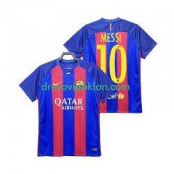 FC Barcelona Lionel Messi 10 2016 2017 Retro Dres Domaći Kratkih Rukava ,Muški
