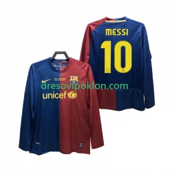 FC Barcelona Lionel Messi 10 Champions League 2009 Retro Dres Domaći 2008 Dugim Rukavima ,Muški