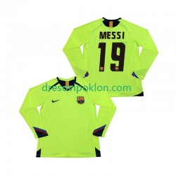 FC Barcelona Lionel Messi 19 2005 Retro Dres Gostujući 2006 Dugim Rukavima ,Muški