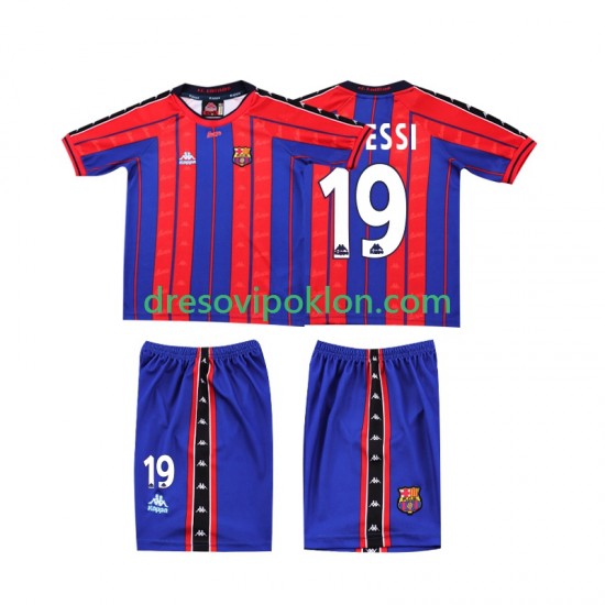 FC Barcelona Lionel Messi 19 1997 Retro Dres Domaći 1998 Kratkih Rukava ,Dječji Komplet