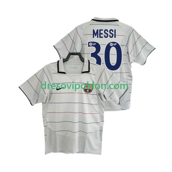 FC Barcelona Lionel Messi 30 2003 Retro Dres Gostujući 2004 Kratkih Rukava ,Muški