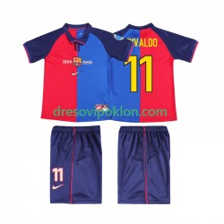 FC Barcelona RIVALDO 11 2000 Retro Dres Domaći 1999 Kratkih Rukava ,Dječji Komplet