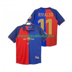 FC Barcelona RIVALDO 11 1990 2000 Retro Dres Domaći Kratkih Rukava ,Muški