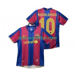 FC Barcelona RONALDINHO 10 2007 Retro Dres Domaći 2008 Kratkih Rukava ,Muški