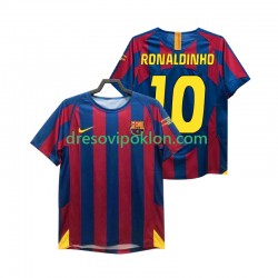 FC Barcelona RONALDINHO 10 Champions League 2005 Retro Dres Domaći 2006 Kratkih Rukava ,Muški