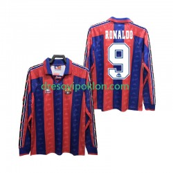 FC Barcelona RONALDO 9 1996 1997 Retro Dres Domaći Dugim Rukavima ,Muški