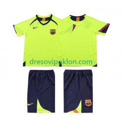 FC Barcelona 2005 Retro Dres Gostujući 2006 Kratkih Rukava ,Dječji Komplet
