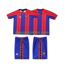 FC Barcelona 1997 Retro Dres Domaći 1998 Kratkih Rukava ,Dječji Komplet